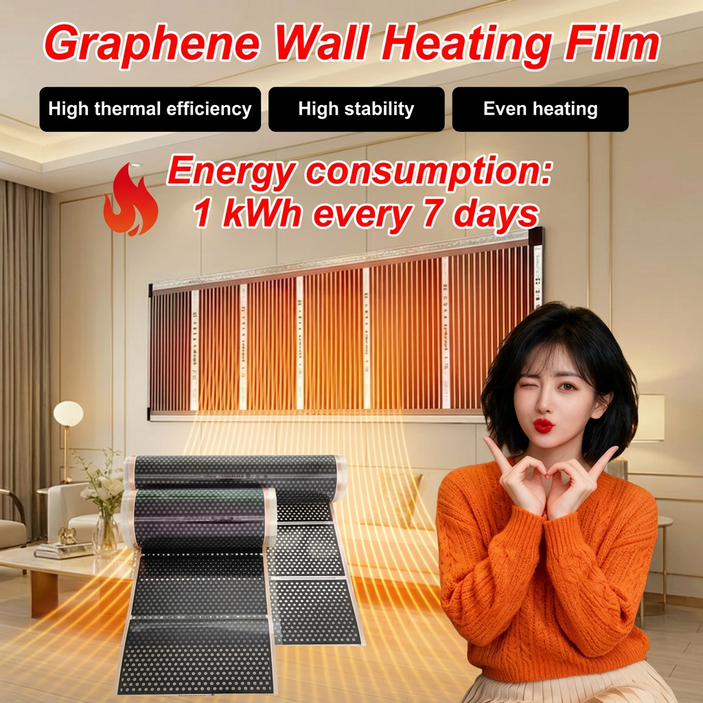 Infrared Wall Heater – Fast 3-Second Heating, Energy-Efficient & Quiet