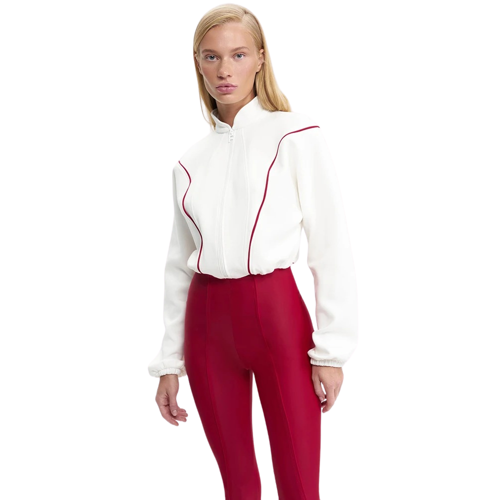 Langærmet jumpsuit med rullekrave til kvinder