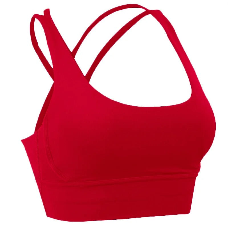 Kvinder åndbar cross-back sports-bh