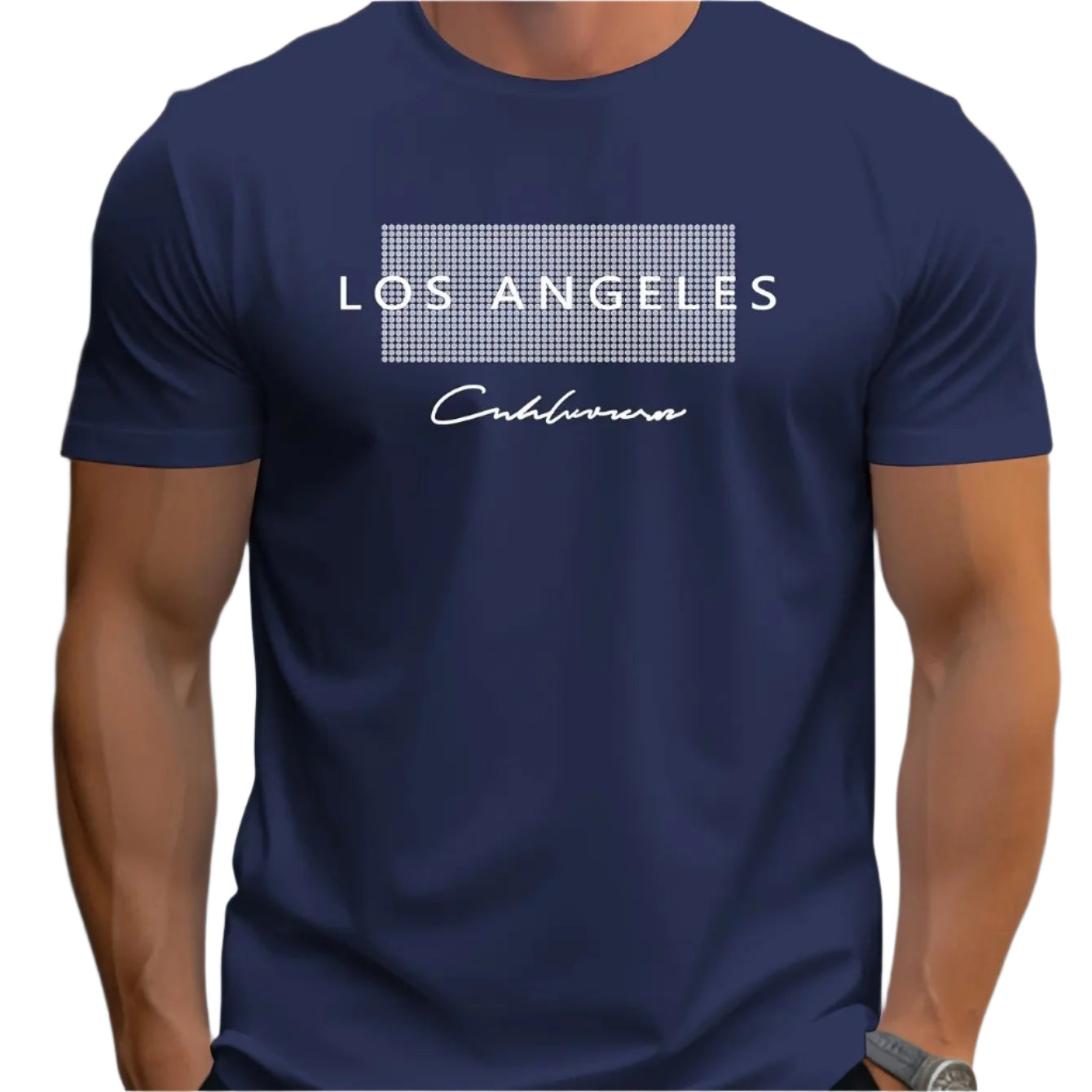 Los Angeles grafisk T-shirt til mænd