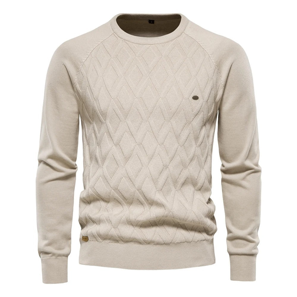 Casual strikket sweater til mænd