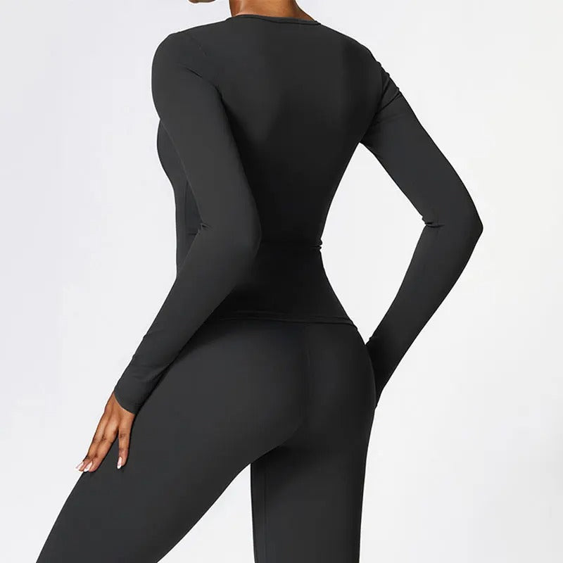 Dry Fit Yoga Shirt til kvinder