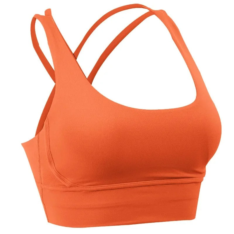 Kvinder åndbar cross-back sports-bh
