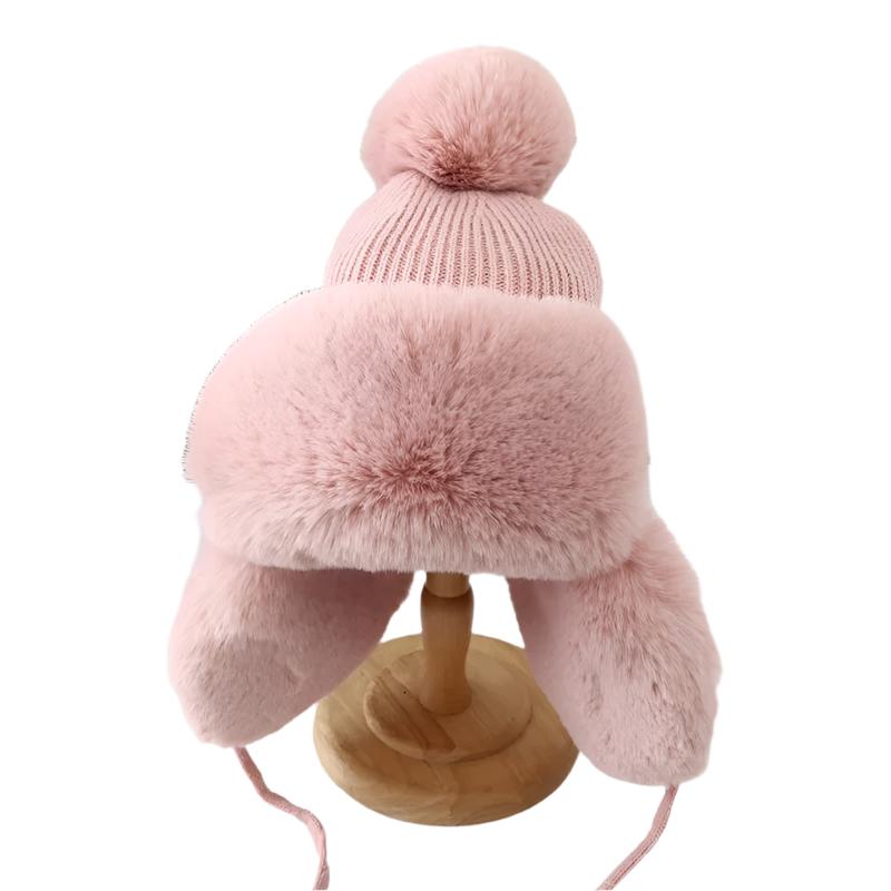 Winter Trapper Earflap Beanie Hat