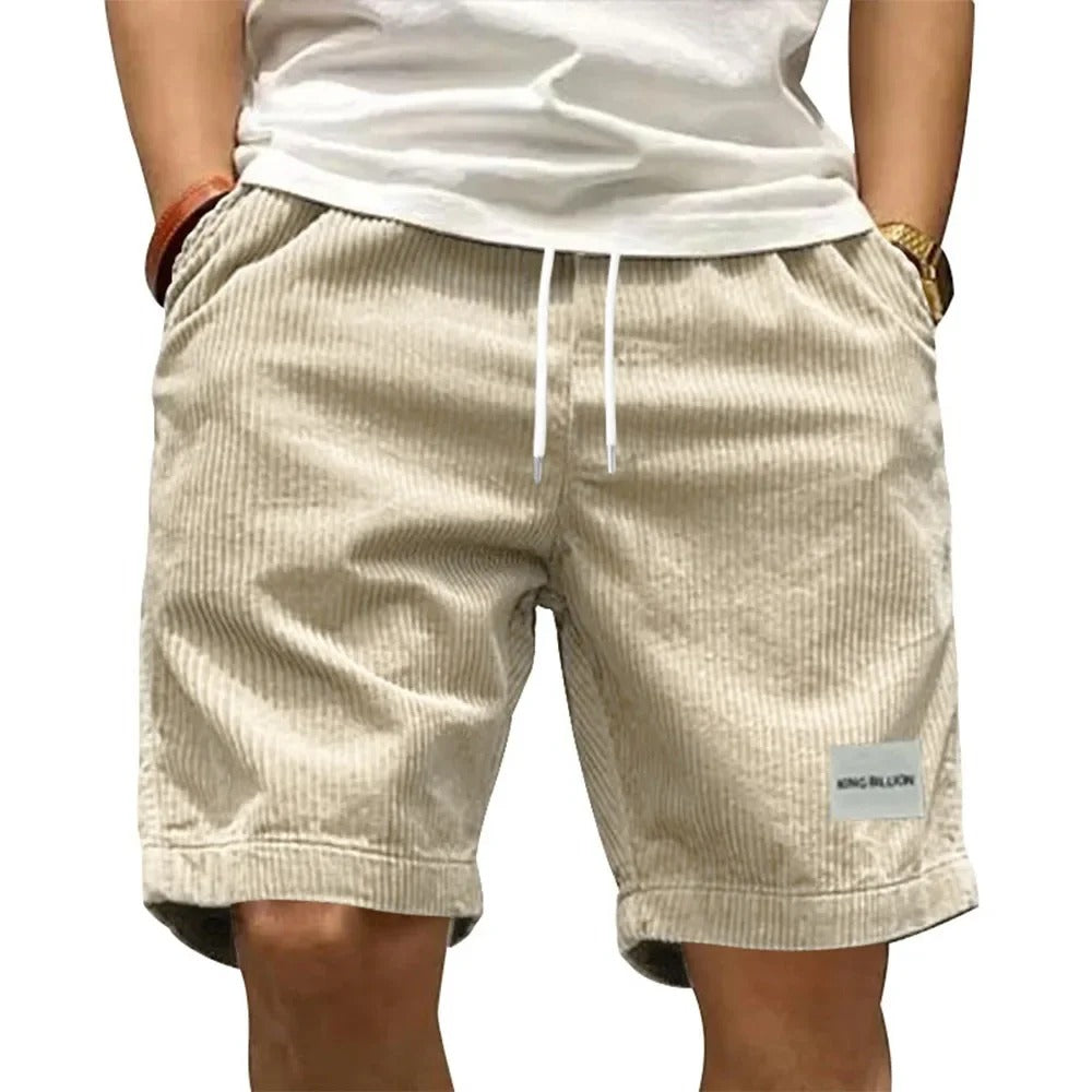 Vintage corduroy cargoshorts til mænd