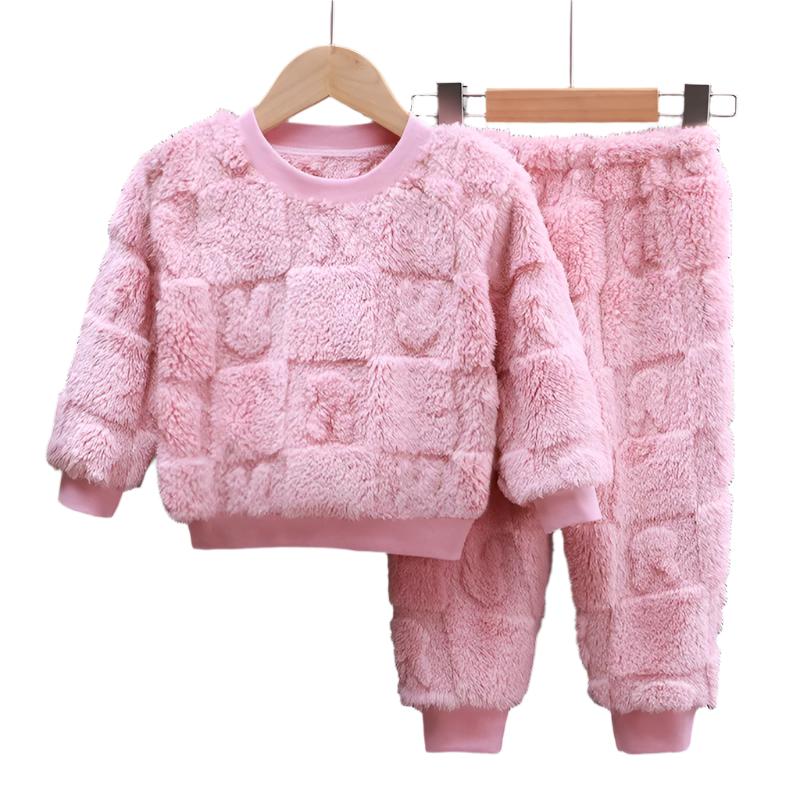 Vinterpyjamas i flannel til børn