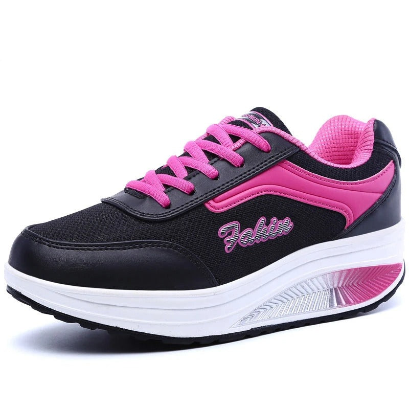 Vulkaniserede walking sneakers til kvinder