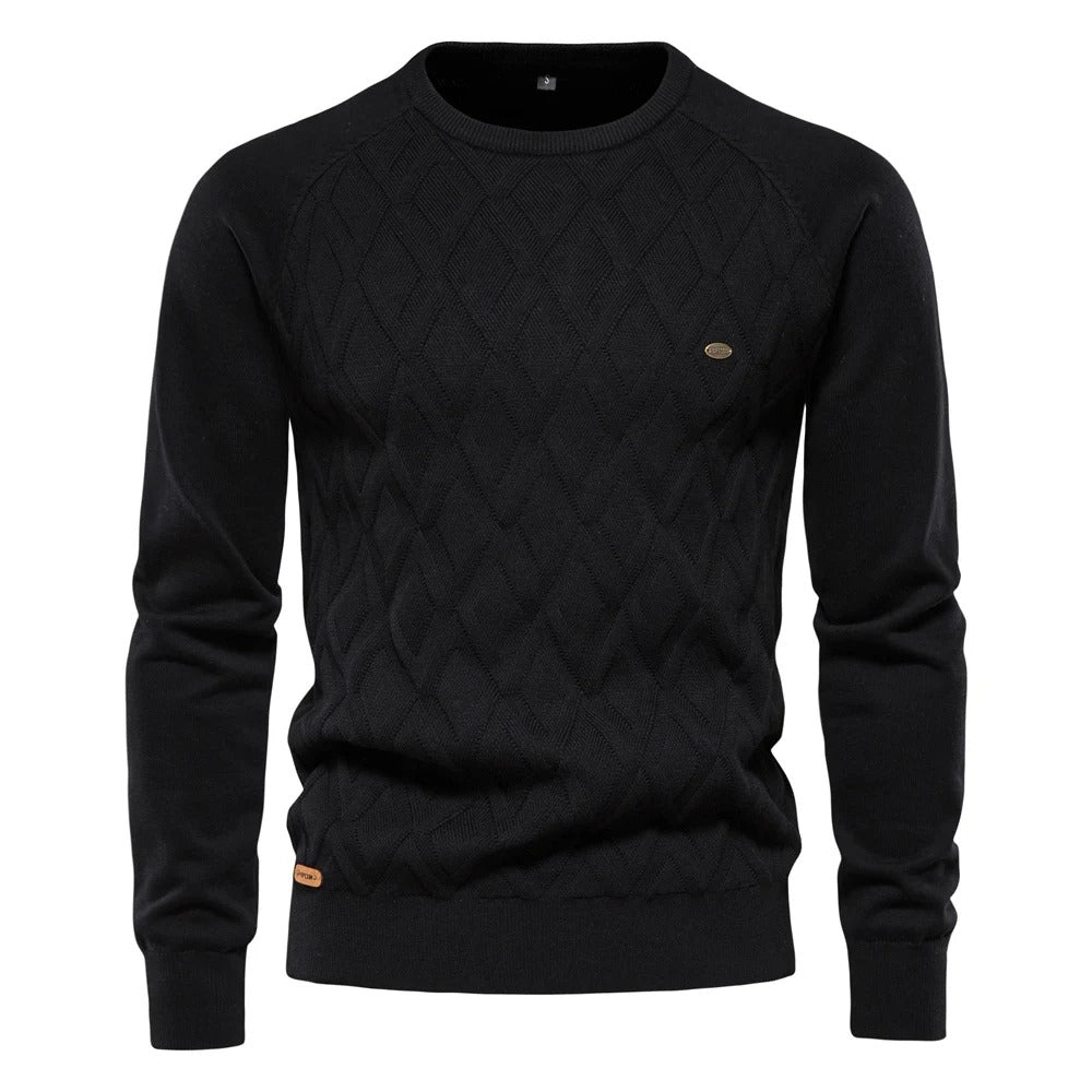 Casual strikket sweater til mænd