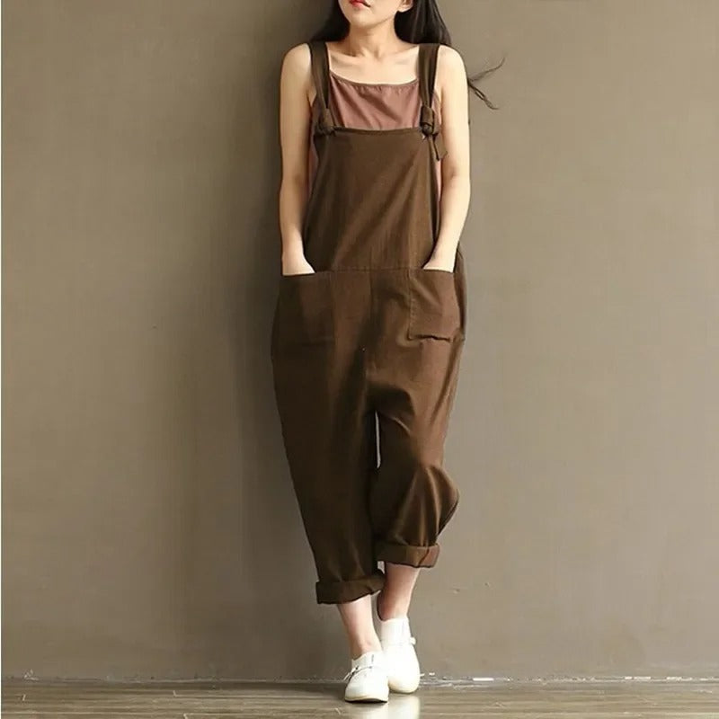Løs Casual Harem Jumpsuit til Kvinder