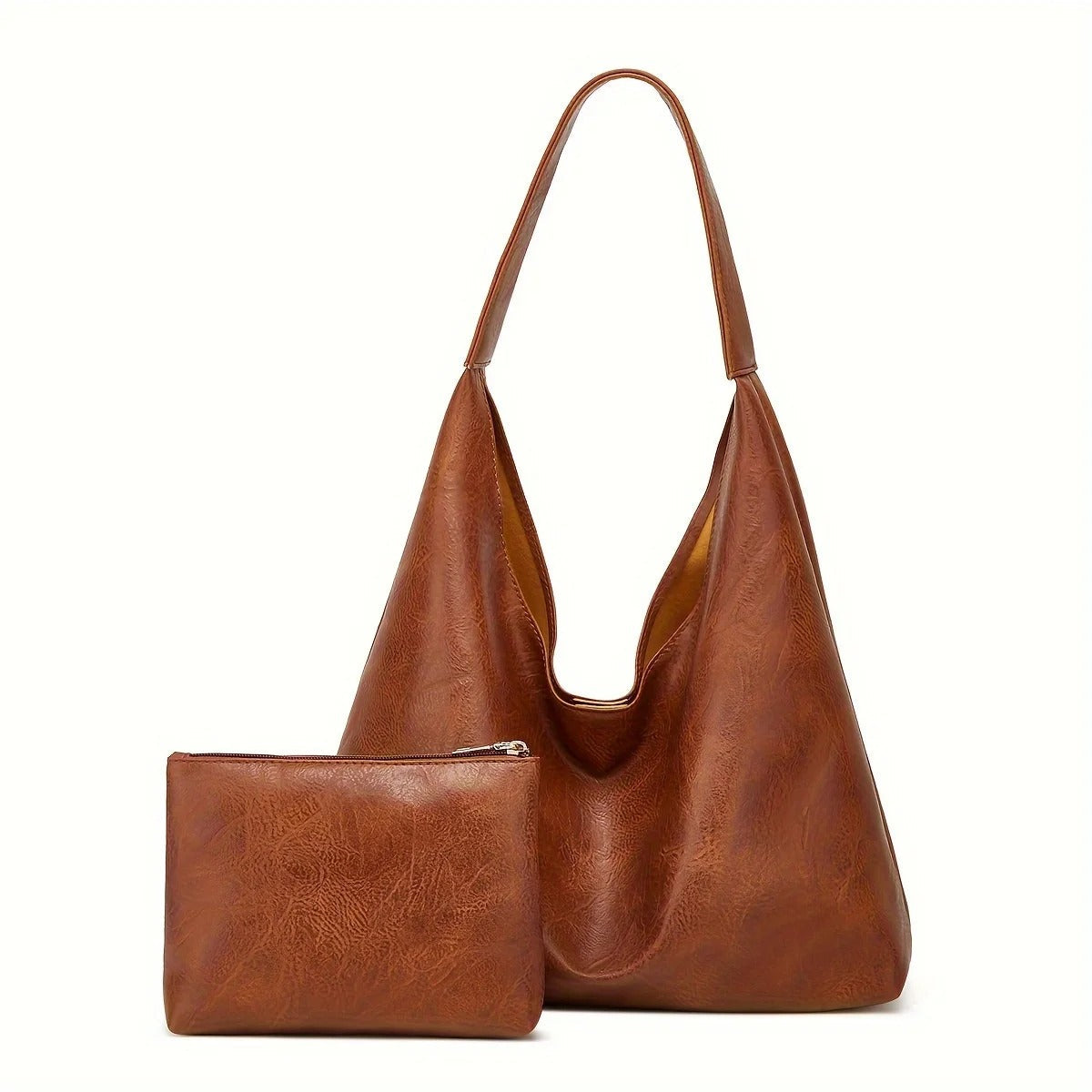 Kvinder Retro Large Tote Skuldertaske
