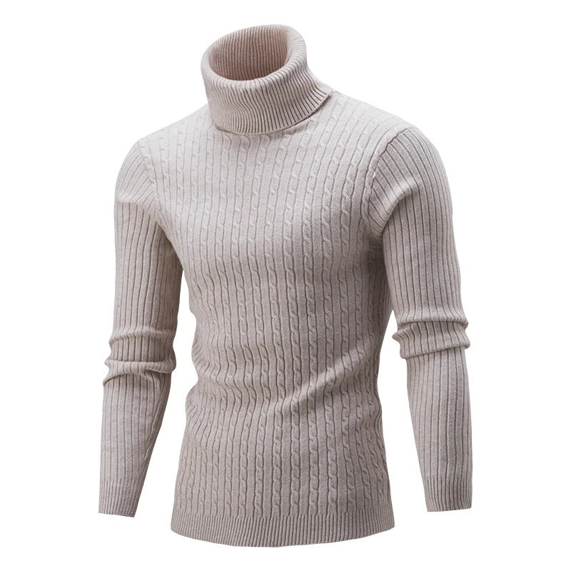 Smal rullekravesweater til mænd
