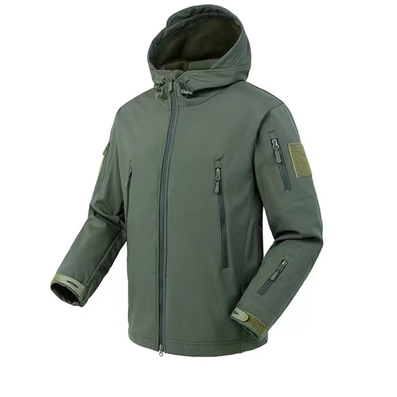 Vandtæt taktisk softshell-jakke til mænd