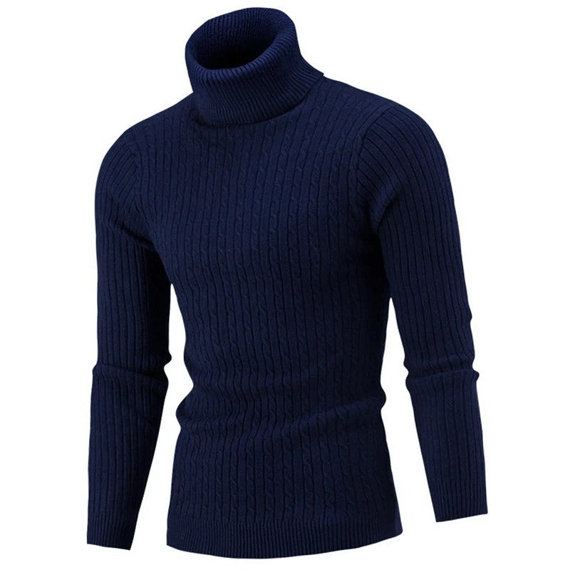 Smal rullekravesweater til mænd