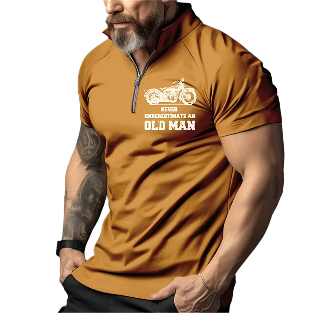 Herre Vintage 3D-print polo