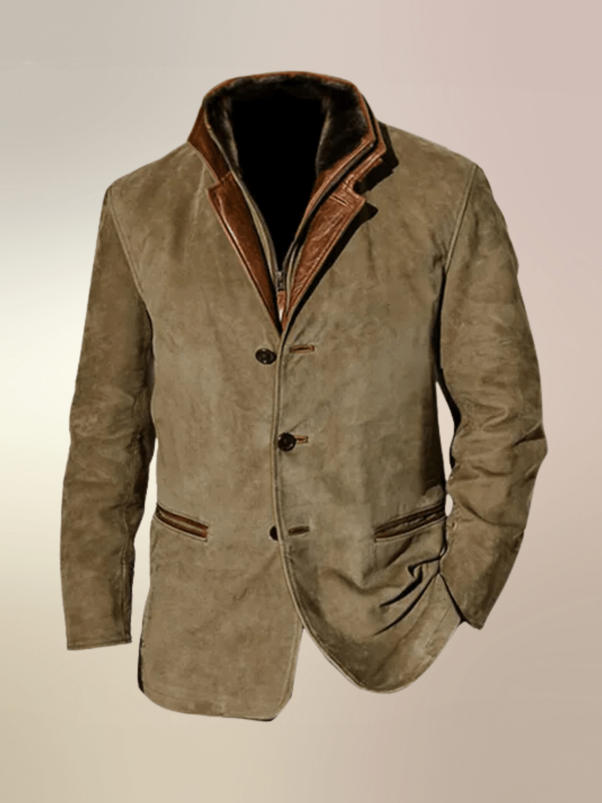 Vern Herrejakke – Elegant & Holdbar Vintage Læderjakke med Tidøst Stil