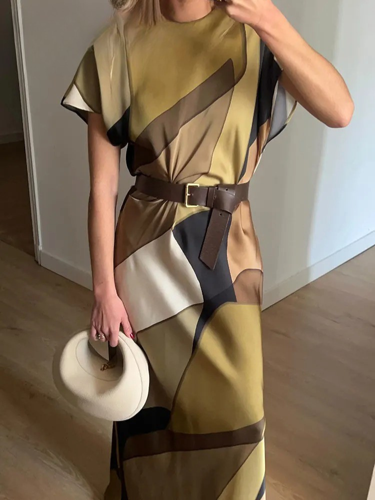 Kvinders vintage print hulkjole