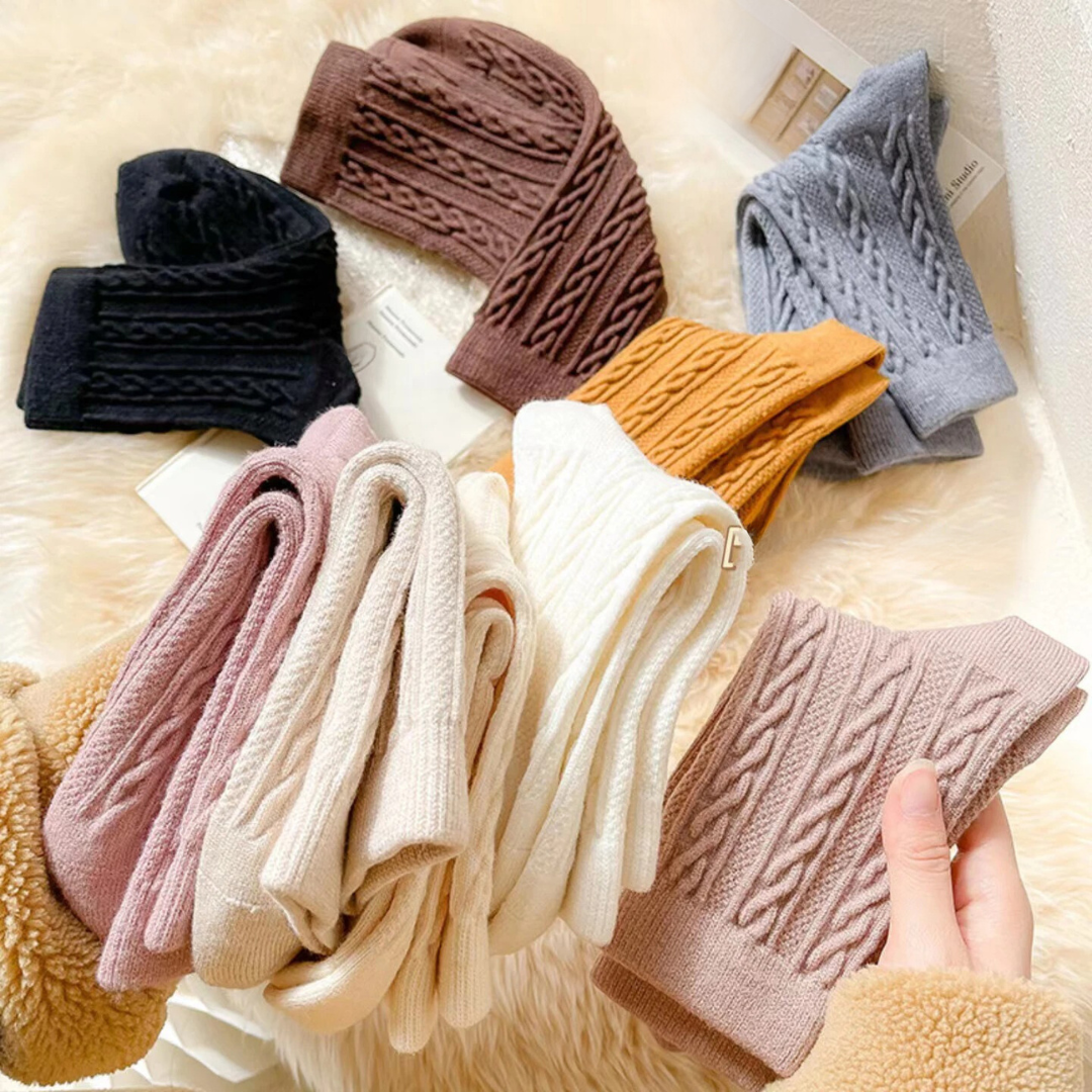 3 par/sæt Cashmere-uldsokker til kvinder