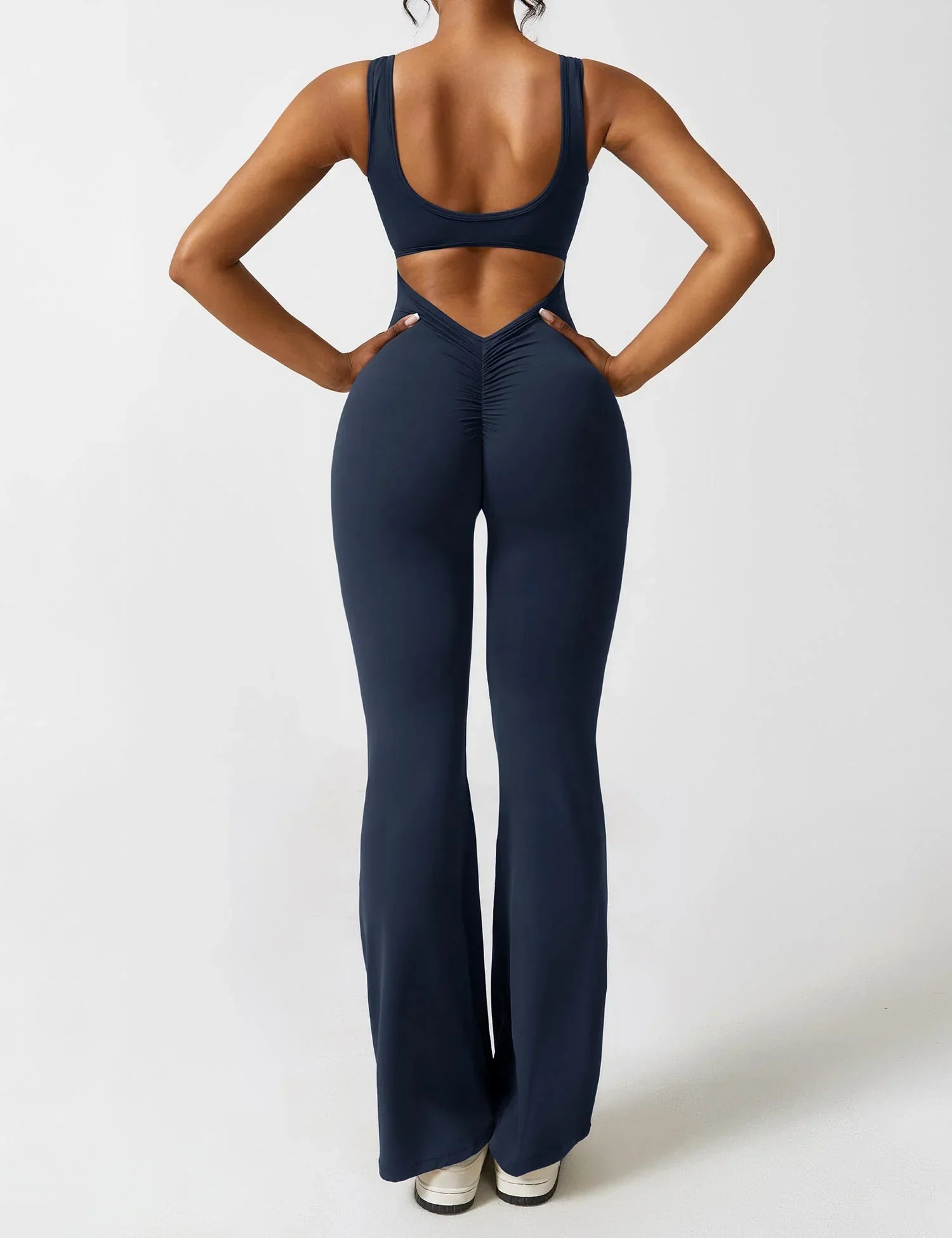 Kyliams | Tætsiddende jumpsuit med brede ben-zarada.dk