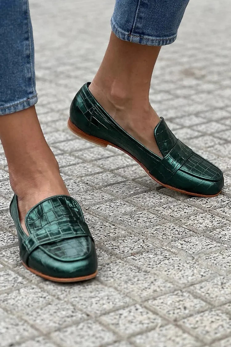 KROKODILLE EFFEKT LOAFER