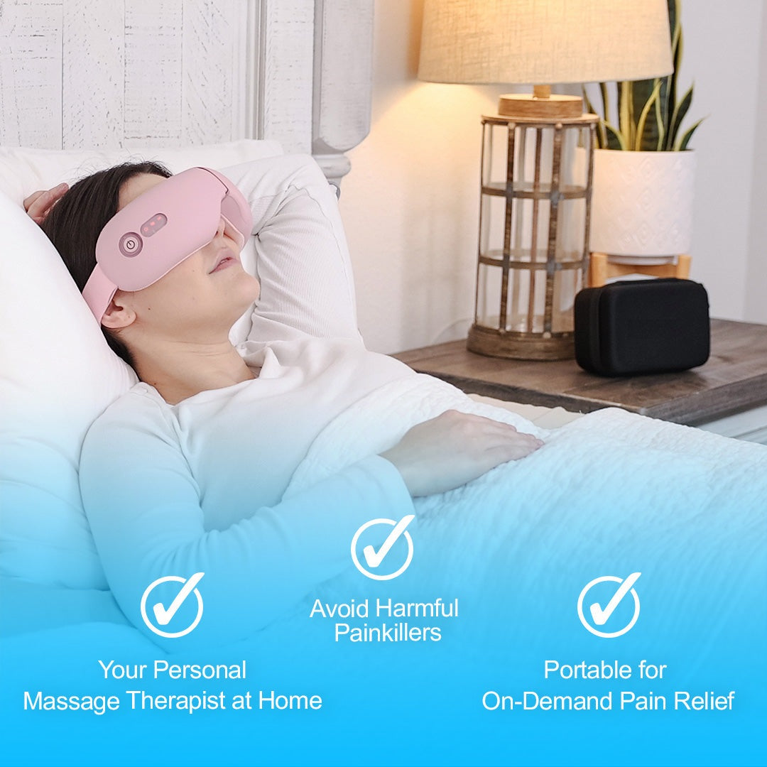 RelaxVision Smart Øjemassager | Ultimativ afslapning lige ved hånden-zarada.dk