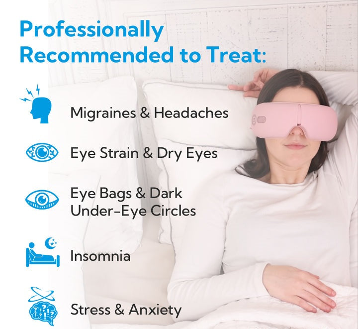 RelaxVision Smart Øjemassager | Ultimativ afslapning lige ved hånden-zarada.dk