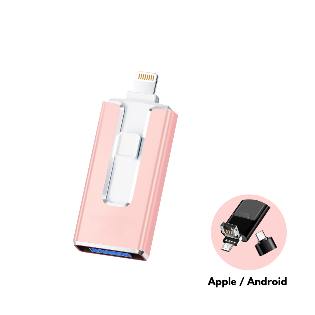 SnapVault 4-i-1 backupstick | Fra telefonen direkte til din USB-zarada.dk