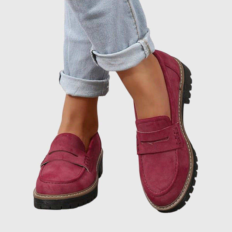 Melania | Tidløse Suede Loafers