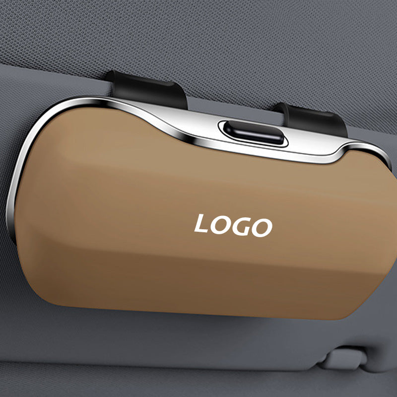 LuxAuto Luksus Solbrillekasse | Elegant beskyttelse til din solbrille i bilen-zarada.dk