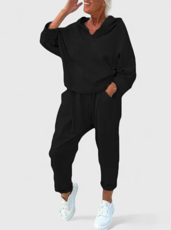 V-Hals Afslappet Pasform Kvinders Sweater – Åndbart Stof & Komfort Hele Dagen