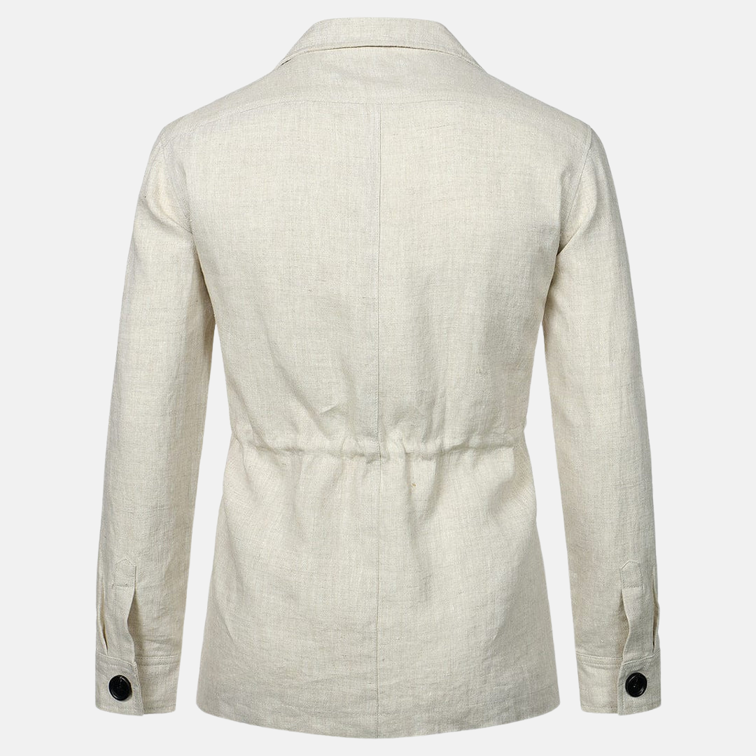 Vince Elegant Herrejakke – Klassisk Stil med Flere Lommer & Knaplukning