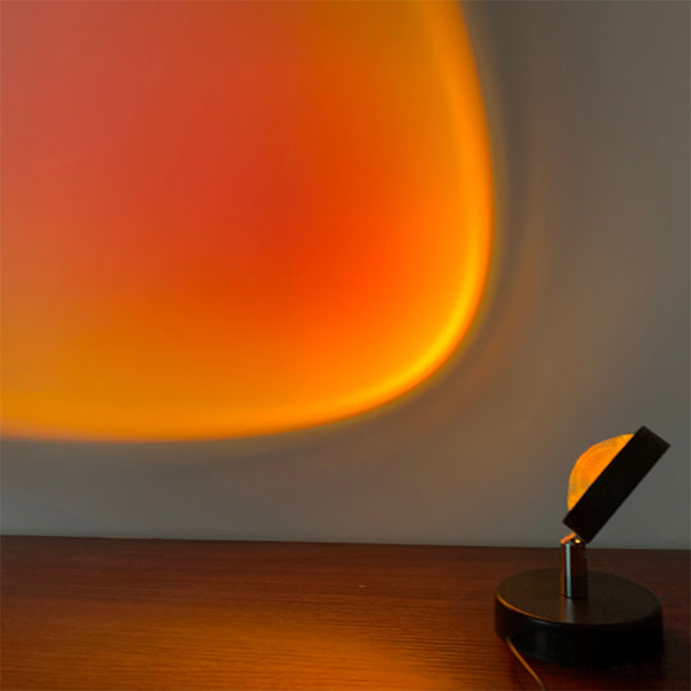 SunsetAura - Elegant retroinspireret lampe