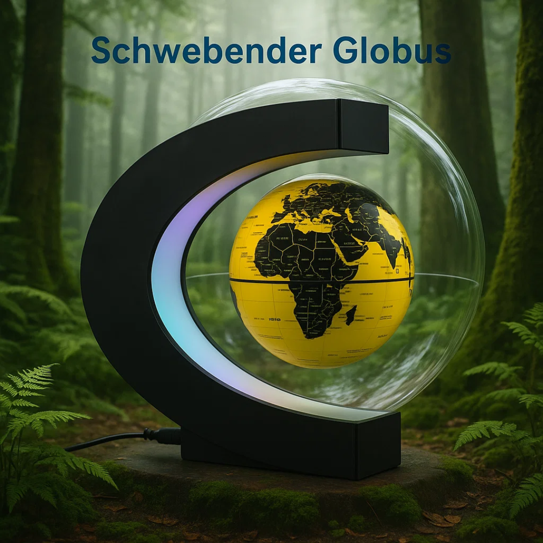 AstroGlobe LED Verdensbold – Svævende Globe Lampe med Magnetisk Ophæng