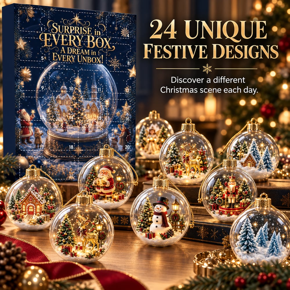 Christmas Bauble Advent Calendar 2026 – 24 Days Filled with Christmas Surprises