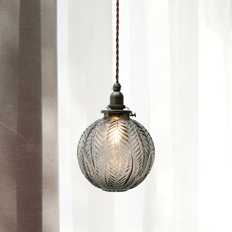GlowSphere – Vintage glas-kugle pendellampe