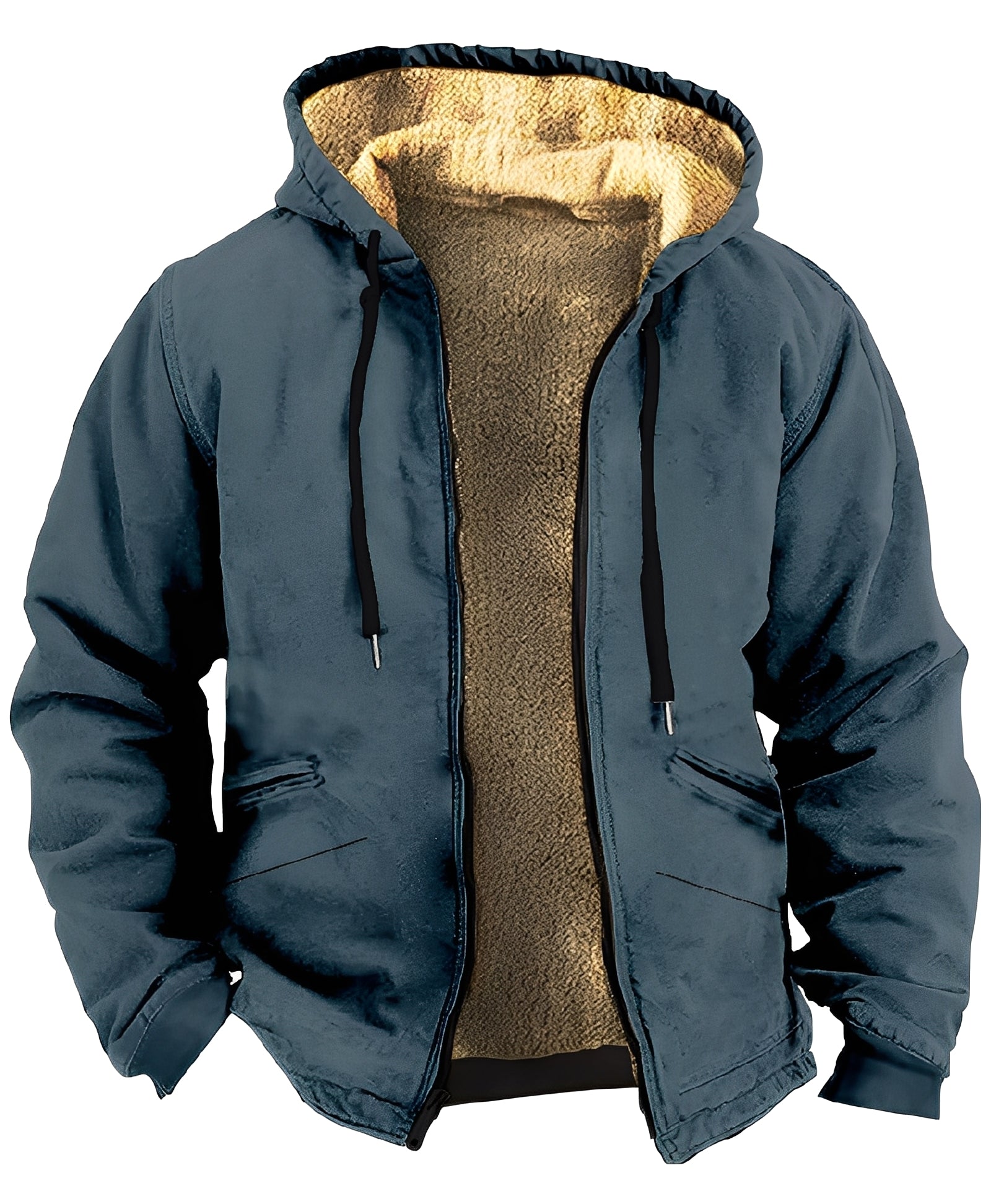 Mervin Herre Vest – Farveblok Hoodie i Blødt & Åndbart Stof