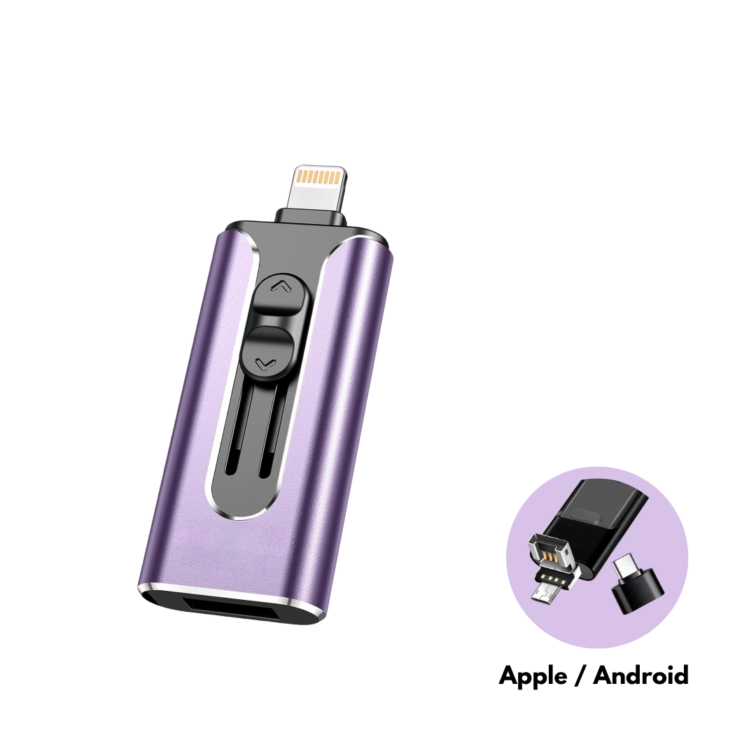SnapVault 4-i-1 backupstick | Fra telefonen direkte til din USB-zarada.dk