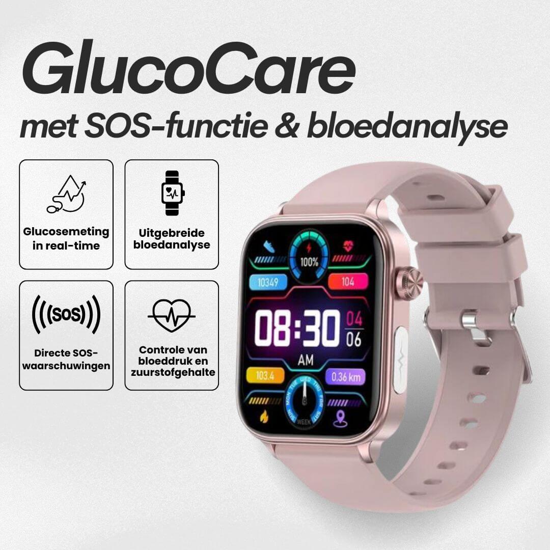 GlucoCare SOS - med SOS-funktion inkl. faldregistrering og certificeret blodsukkermåling (2025) - Original