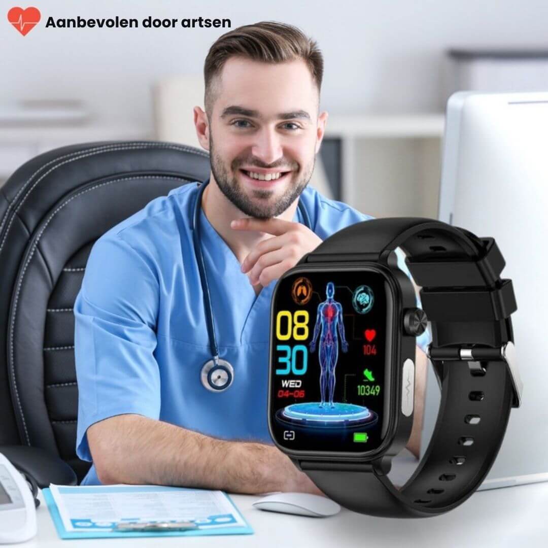 GlucoCare SOS - med SOS-funktion inkl. faldregistrering og certificeret blodsukkermåling (2025) - Original