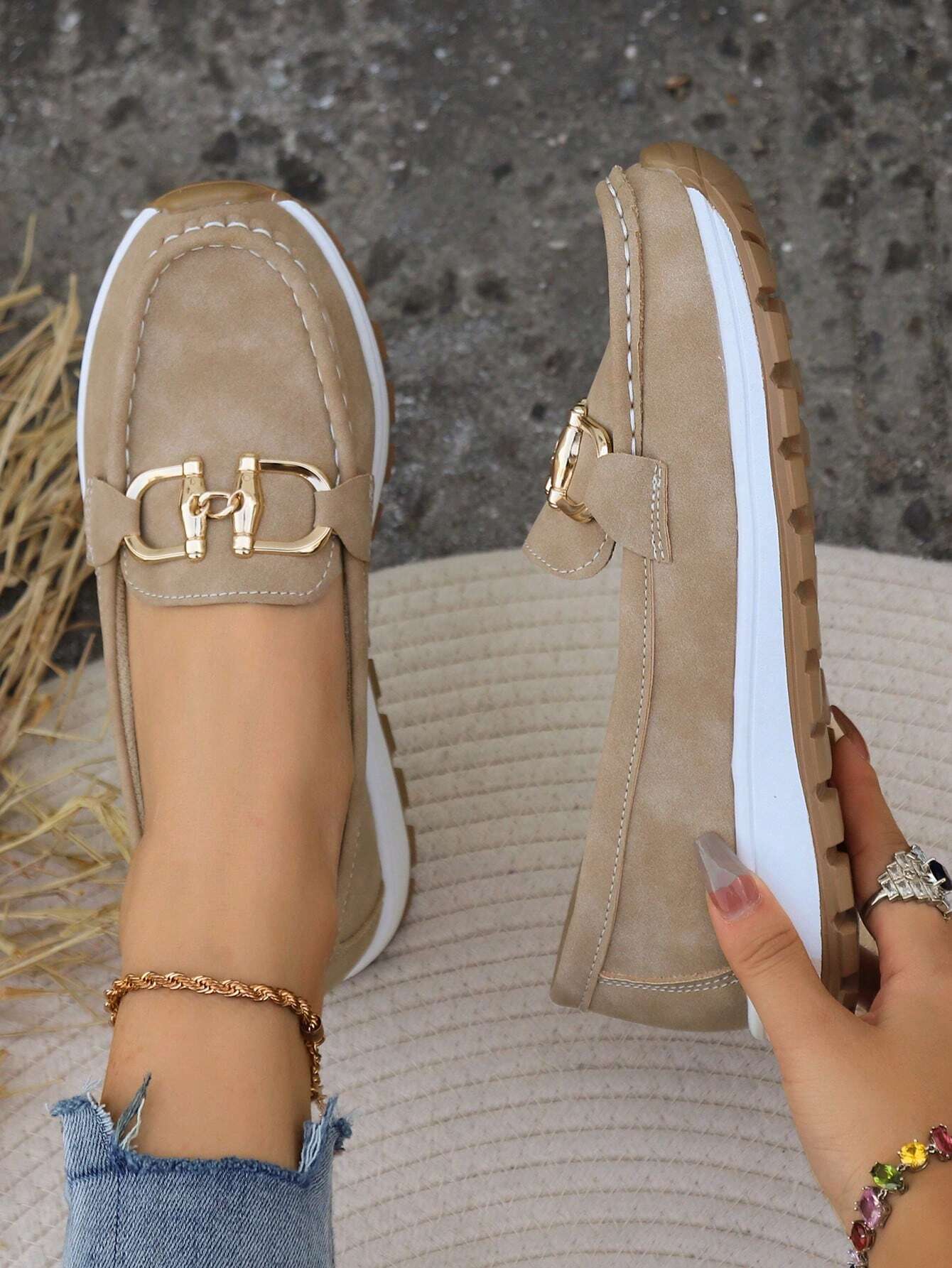 Elly - Chic Spænde Loafers