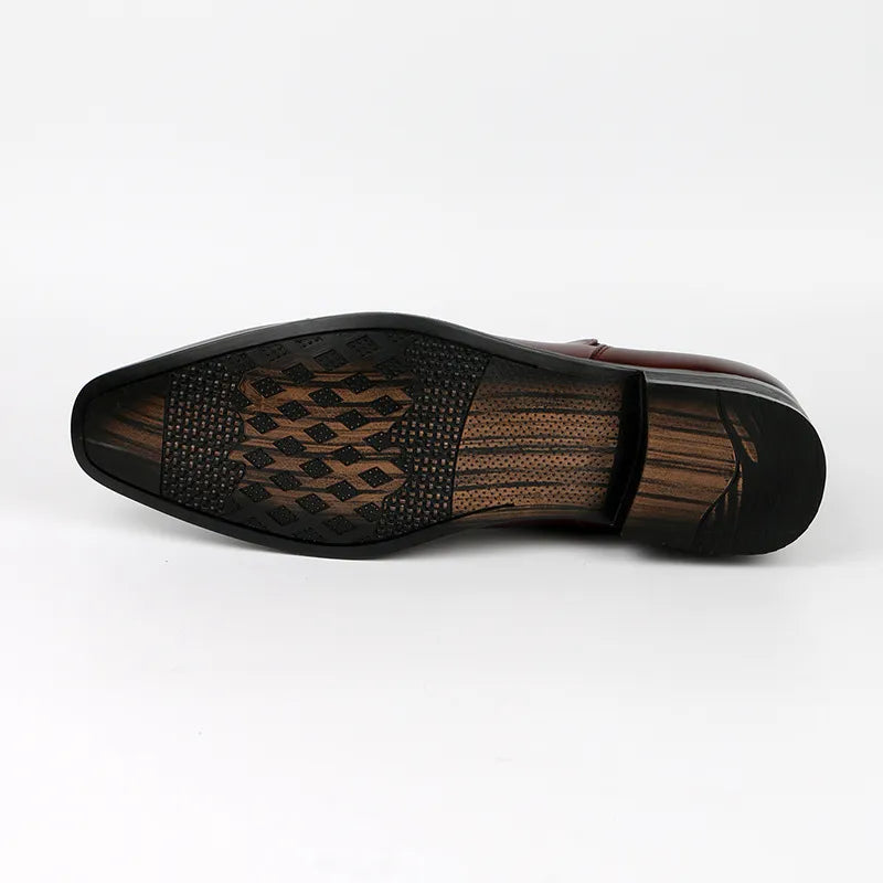 Herre Faux Læder Chelsea Støvler – Cap Toe, Elastisk Gusset
