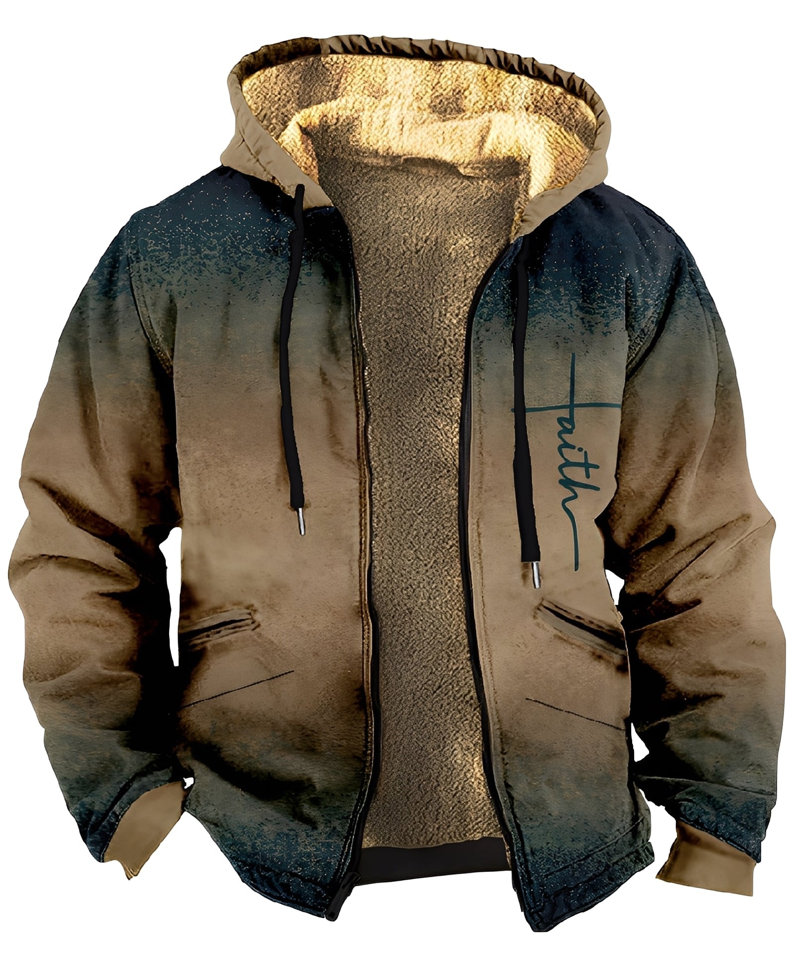 Mervin Herre Vest – Farveblok Hoodie i Blødt & Åndbart Stof