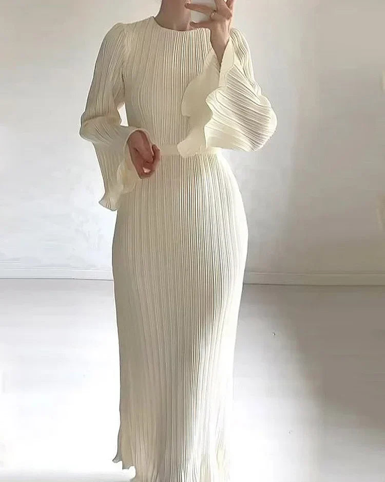 Elegant og Stilfuld Hvid Kjole til Kvinder | Sofia