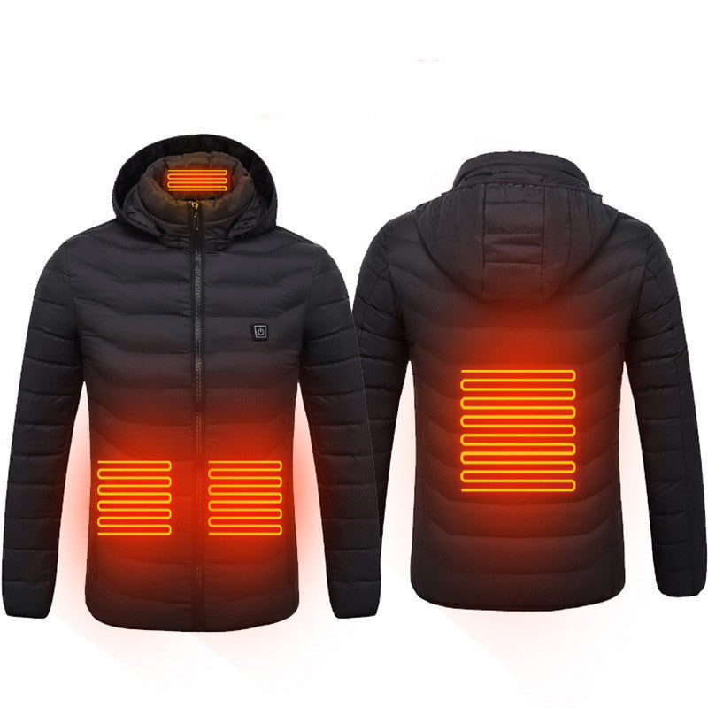 Axel Herre Vinter Varmejakke – Vandtæt Softshell med Hætte & Indbygget Varme