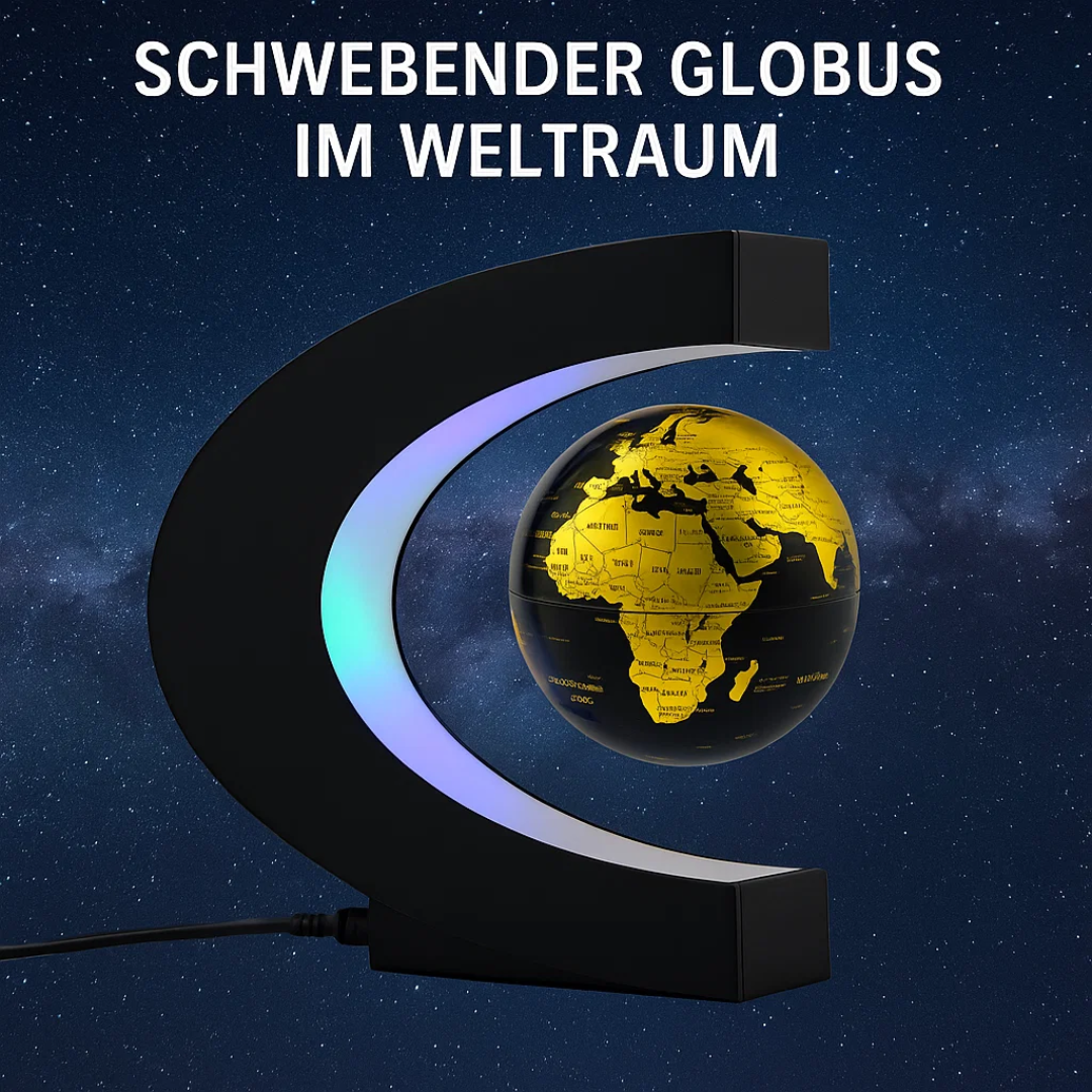 AstroGlobe LED Verdensbold – Svævende Globe Lampe med Magnetisk Ophæng