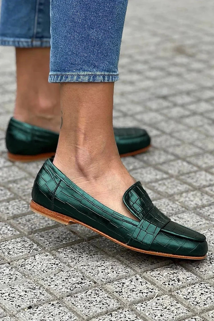 KROKODILLE EFFEKT LOAFER