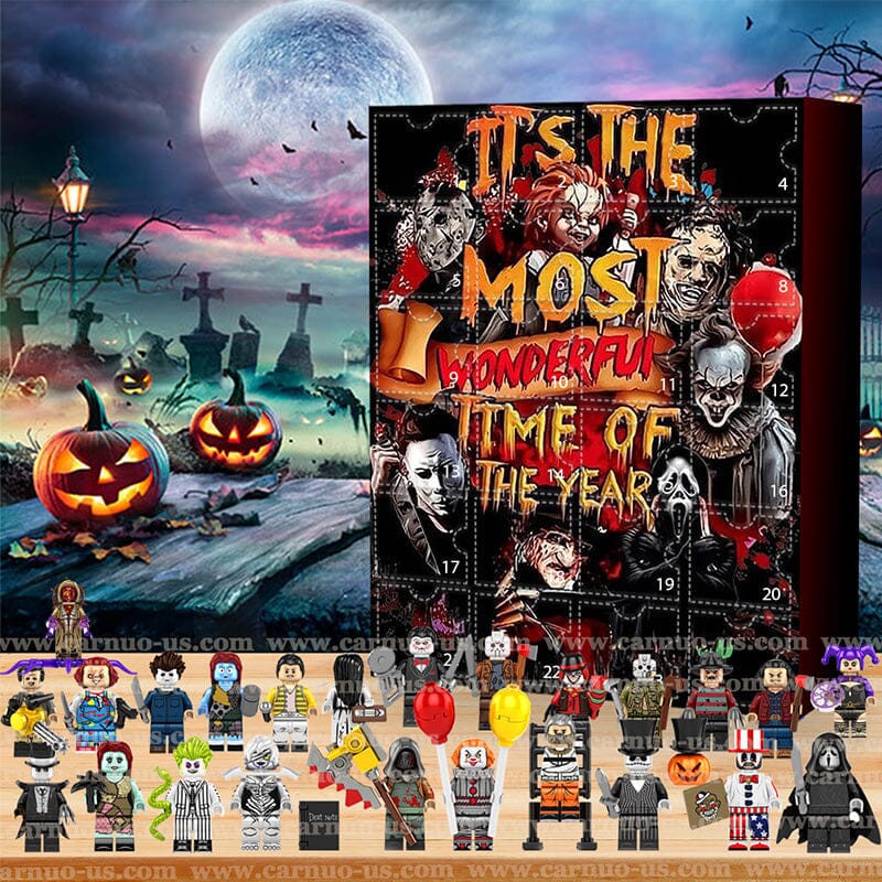 Skræmmende Adventskalender | kalender med horrorfilmkarakterer