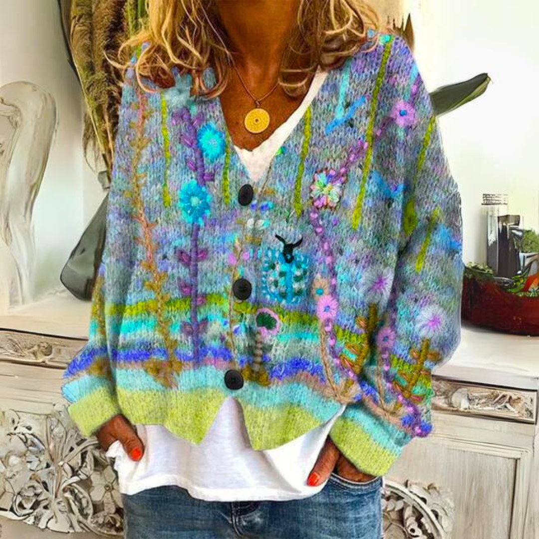 Marie Kvinde Mohair Cardigan – Luksuriøs & Blød Sweater med Elegant og Komfortabel Stil