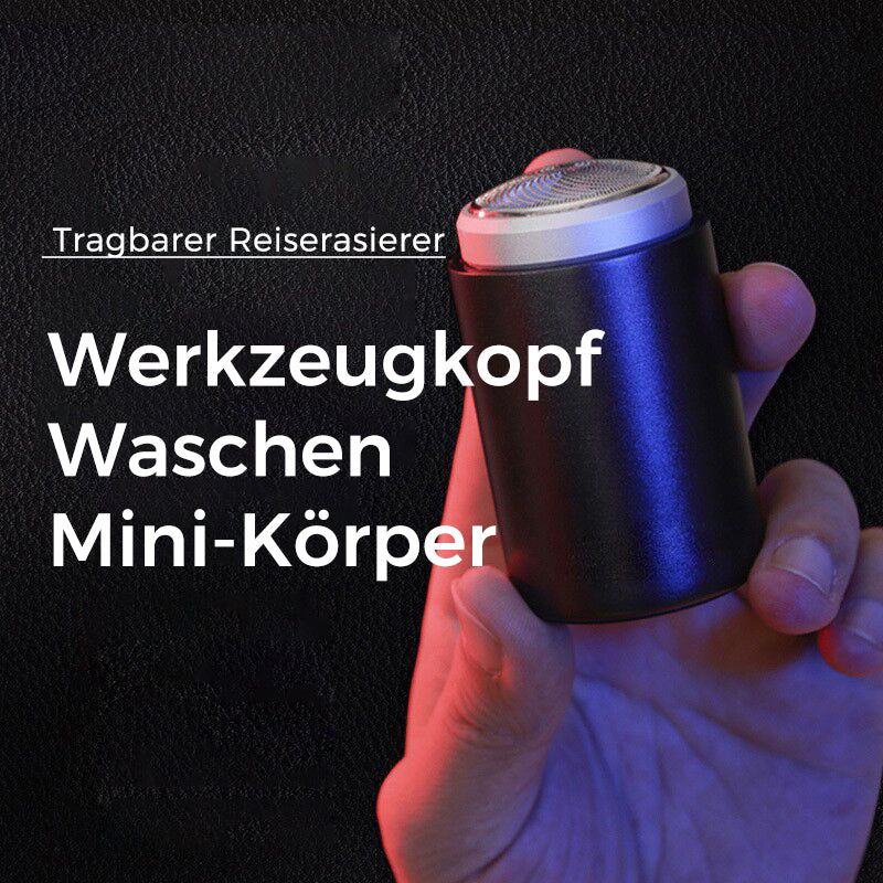 BladeJet Mini Elektrisk Barbermaskine – Bærbar, USB-opladelig & Vandtæt