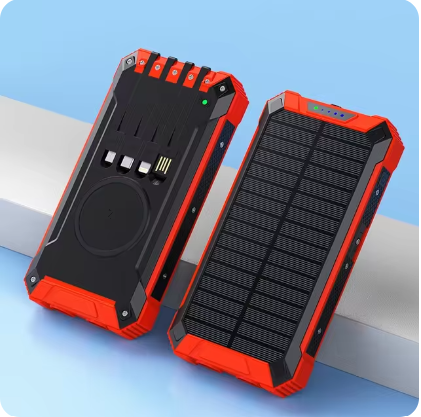 Solenergi PowerBank | Bærbar Vandtæt Soloplader-zarada.dk