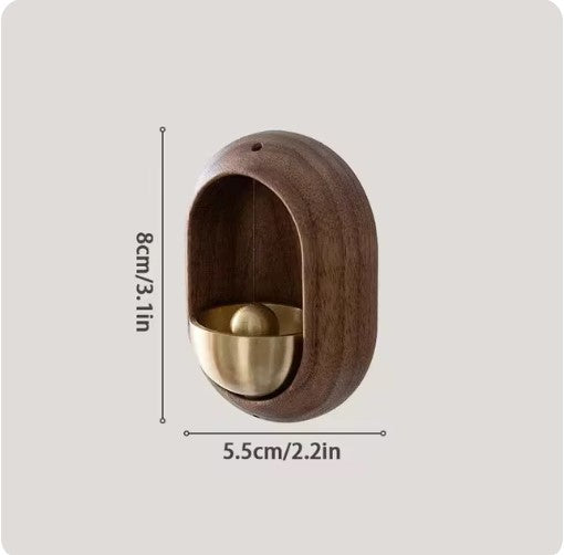 ZenChime | Elegant træ dørklokke-zarada.dk
